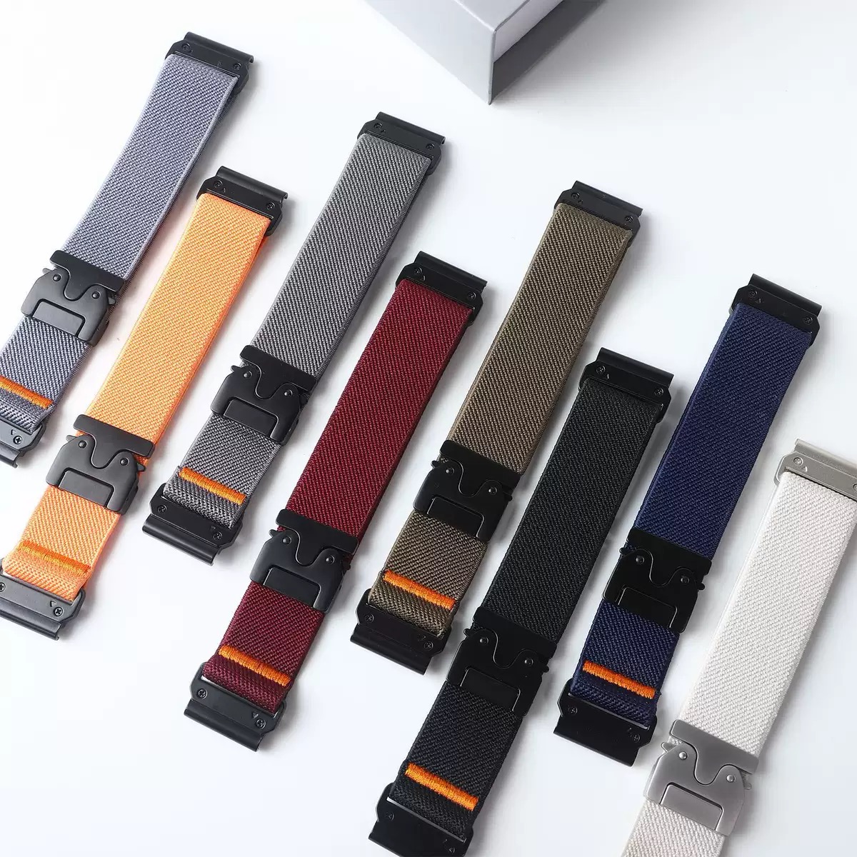 26 22mm Nylon-Elastikarmband f – Parachute Strap Elastic Bewertung und Preis