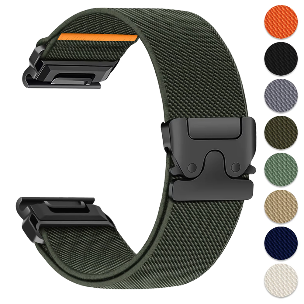 26 22mm Nylon-Elastikarmband f – Parachute Strap Elastic Bewertung und Preis