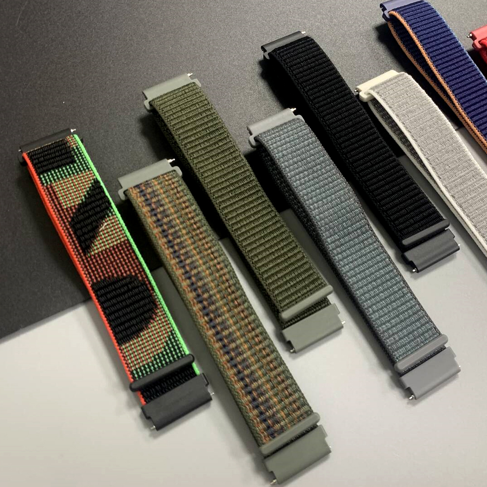 2 Stücke 22mm Nylon Sport Armb – Sport Loop Velcro Bewertung und Preis