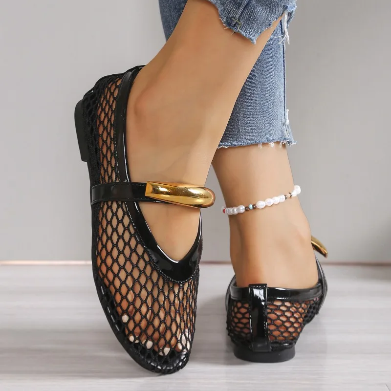 Atmungsaktive Sommer-Sandalen  – Mesh Strap Metal Bewertung und Preis