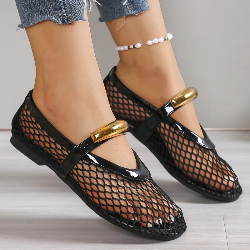 Atmungsaktive Sommer-Sandalen  – Mesh Strap Metal Bewertung und Preis