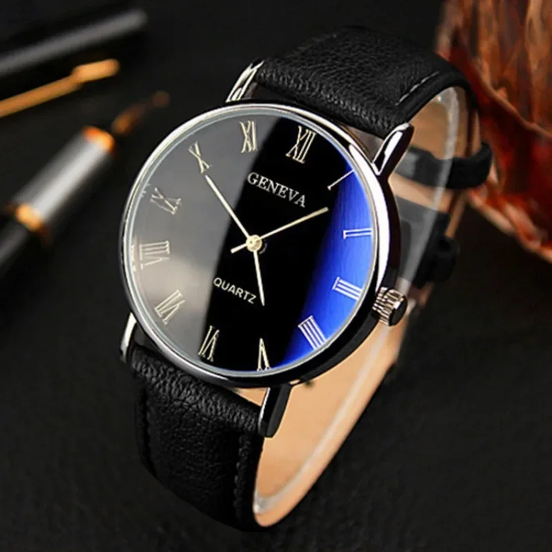 Berühmte Marke Männer Quarzuhr – Leather Watch Band Men Bewertung und Preis