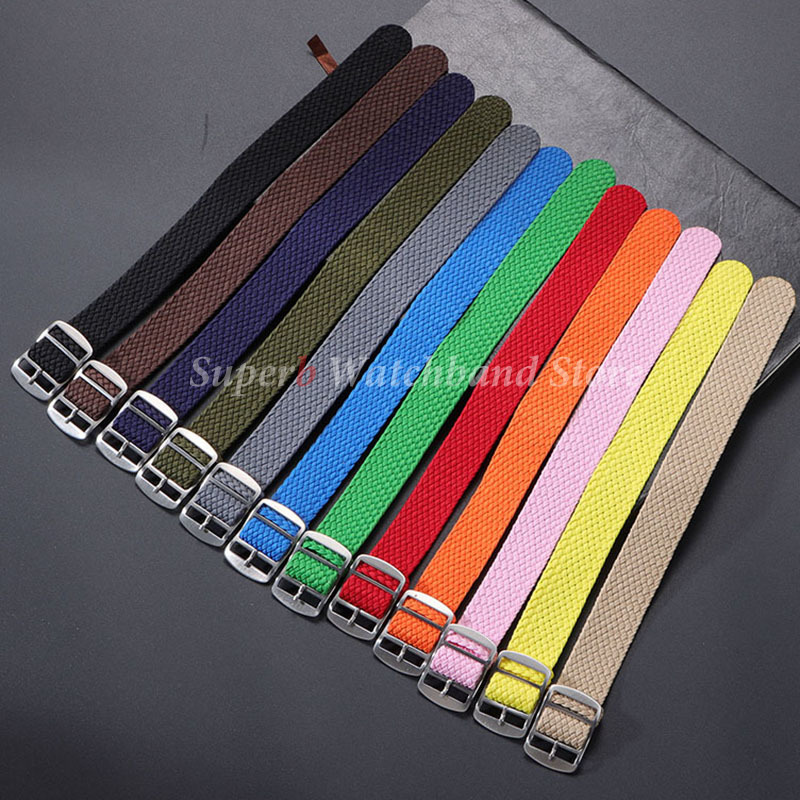 Nylon gewebtes Canvas-Uhrenarm – Perlon Strap Woven Bewertung und Preis