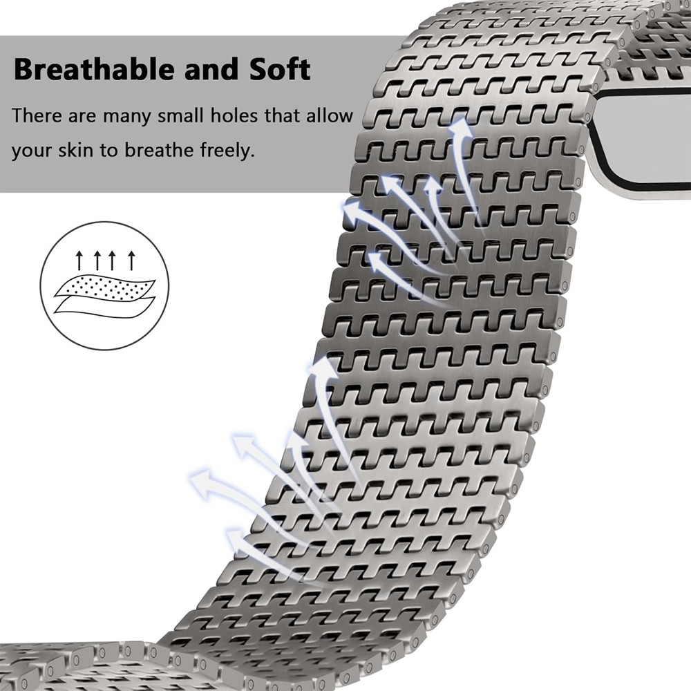 Titanschlaufenarmband für Appl – Milanese Loop Magnetic Bewertung und Preis