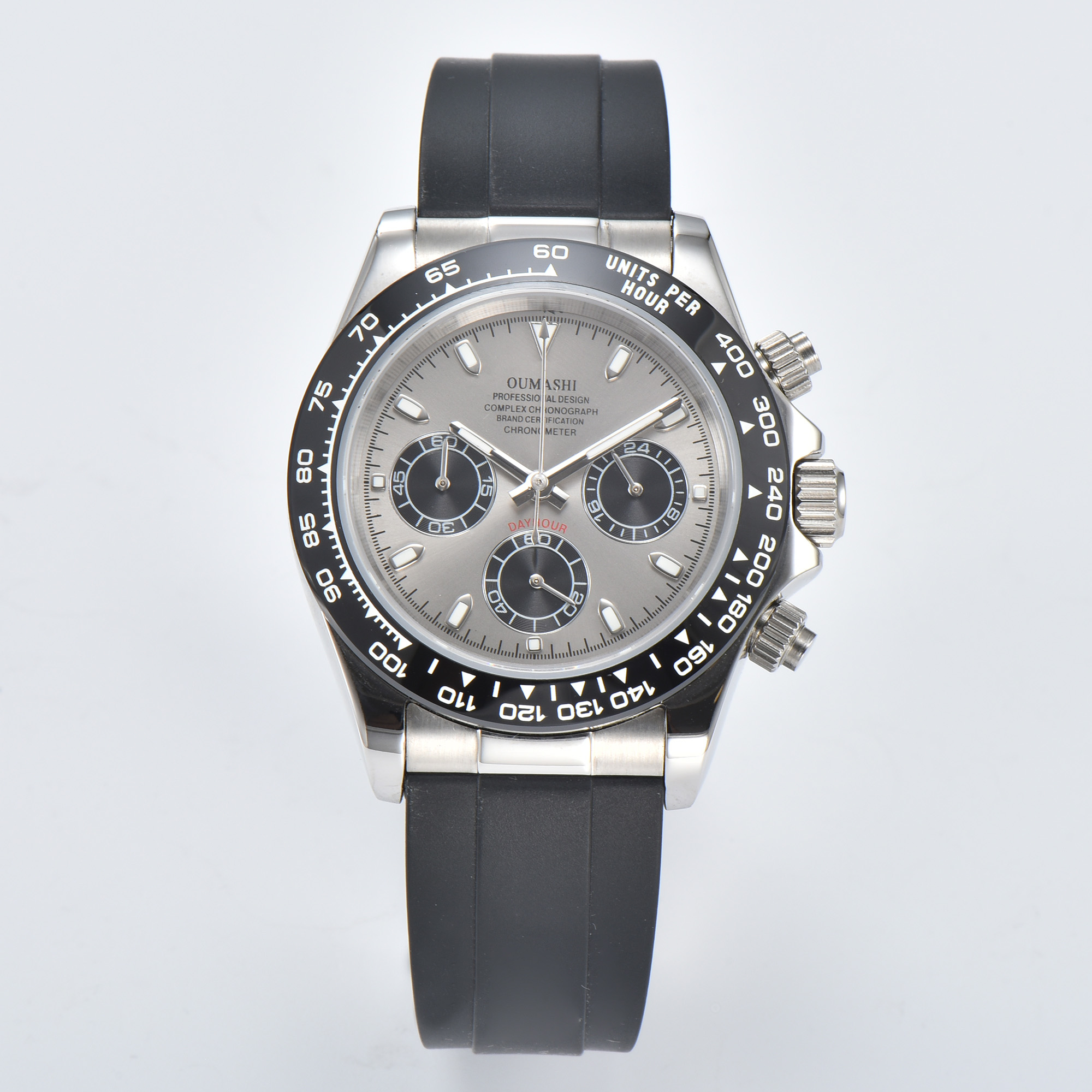 Herrenuhr aus Edelstahl, lässi – Rubber Strap Diver Bewertung und Preis