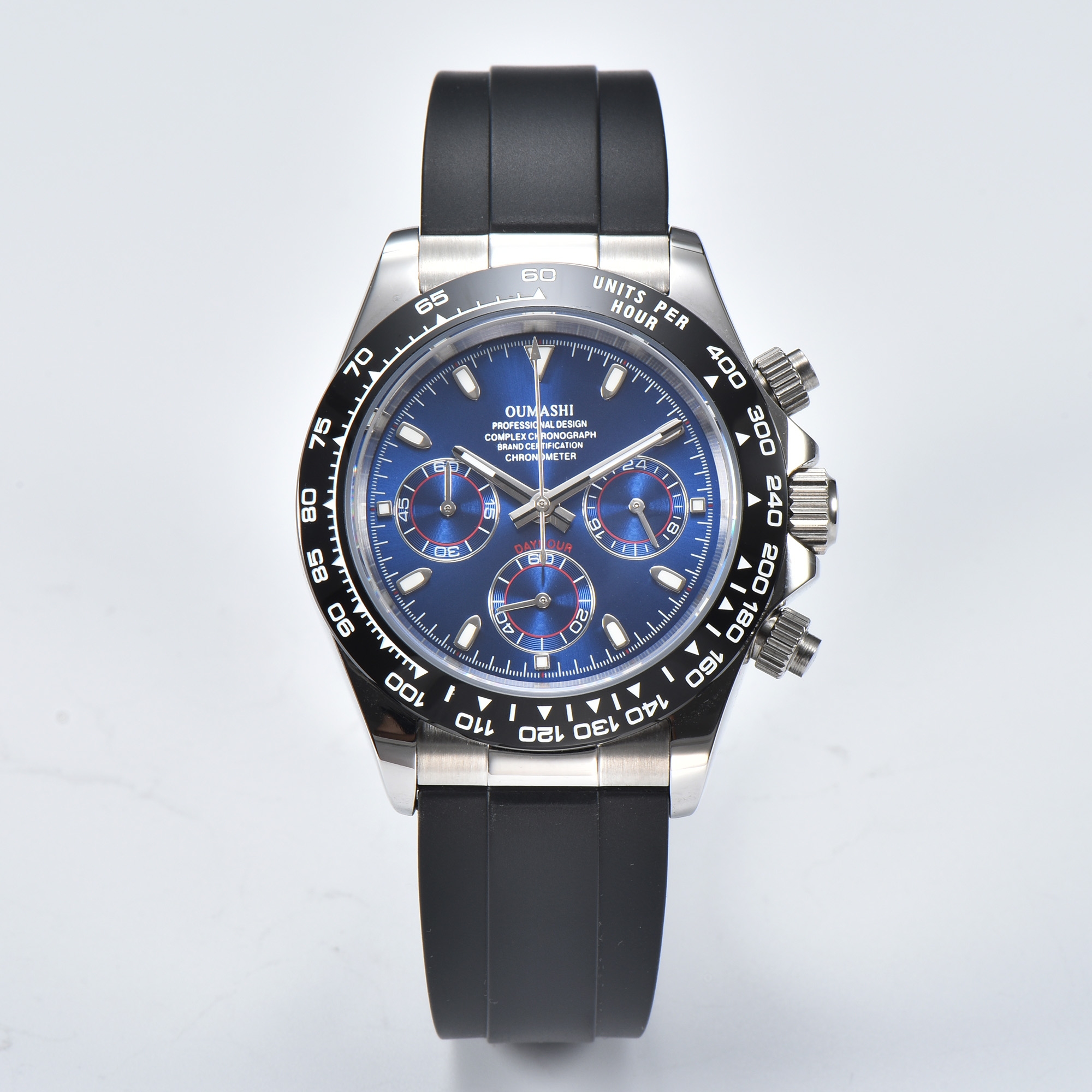 Herrenuhr aus Edelstahl, lässi – Rubber Strap Diver Bewertung und Preis