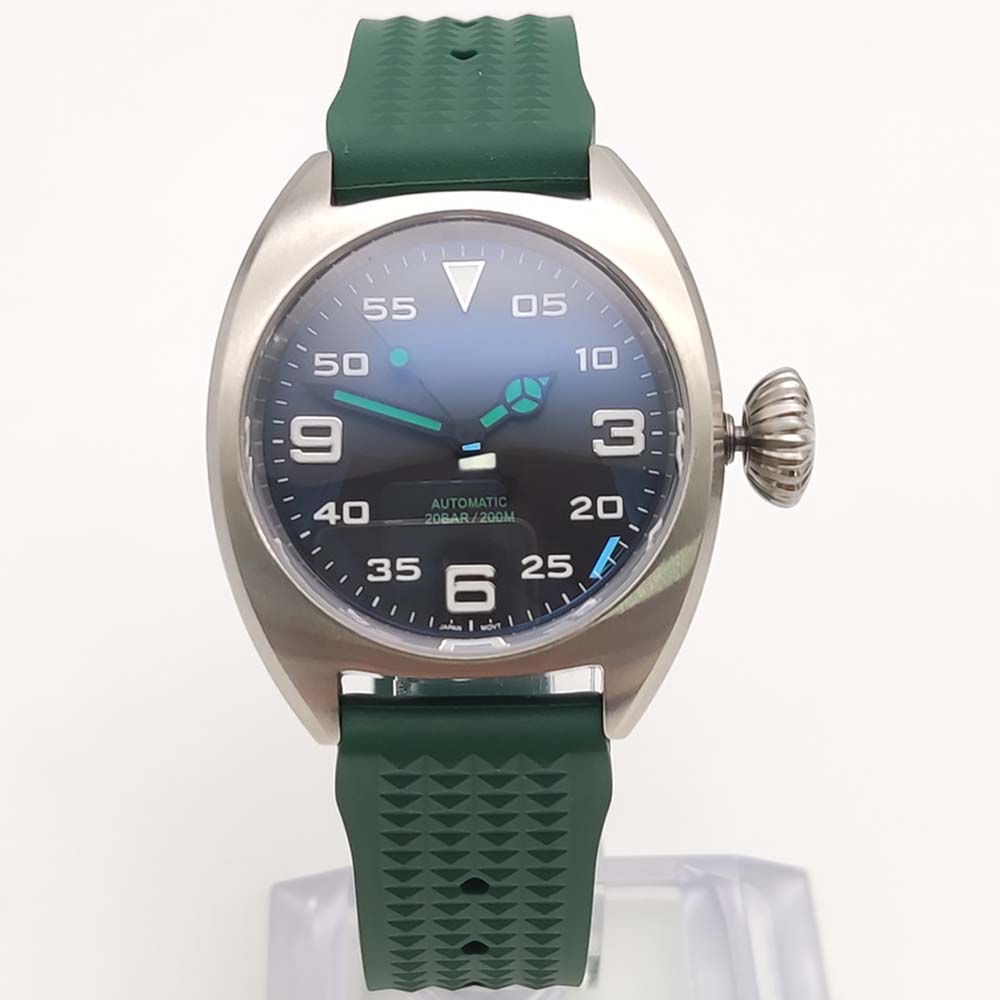 Modische 36MM Automatikuhr mit – Rubber Strap Diver Bewertung und Preis