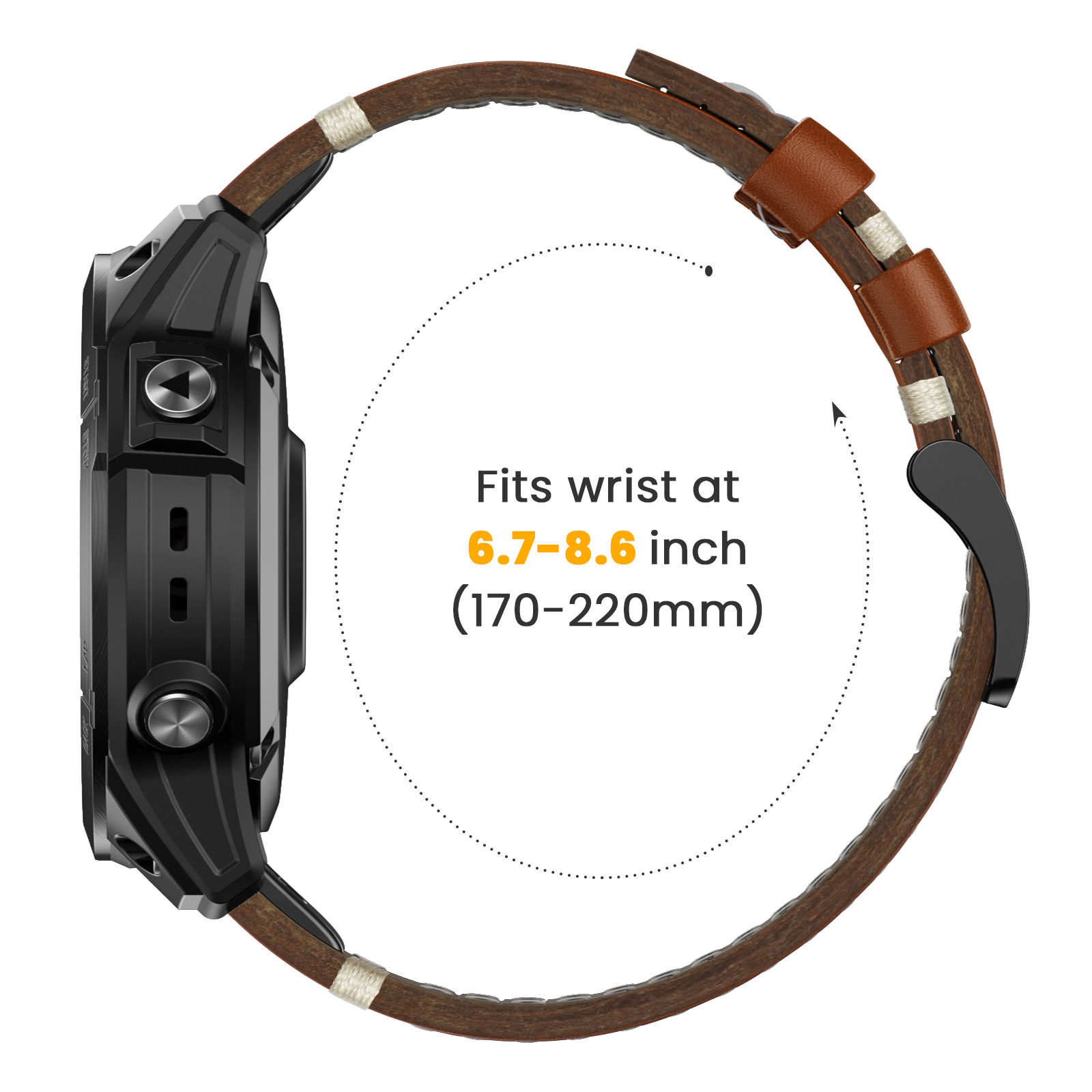 22 26mm Echt lederband für Gar – Leather Strap Quick Release Bewertung und Preis