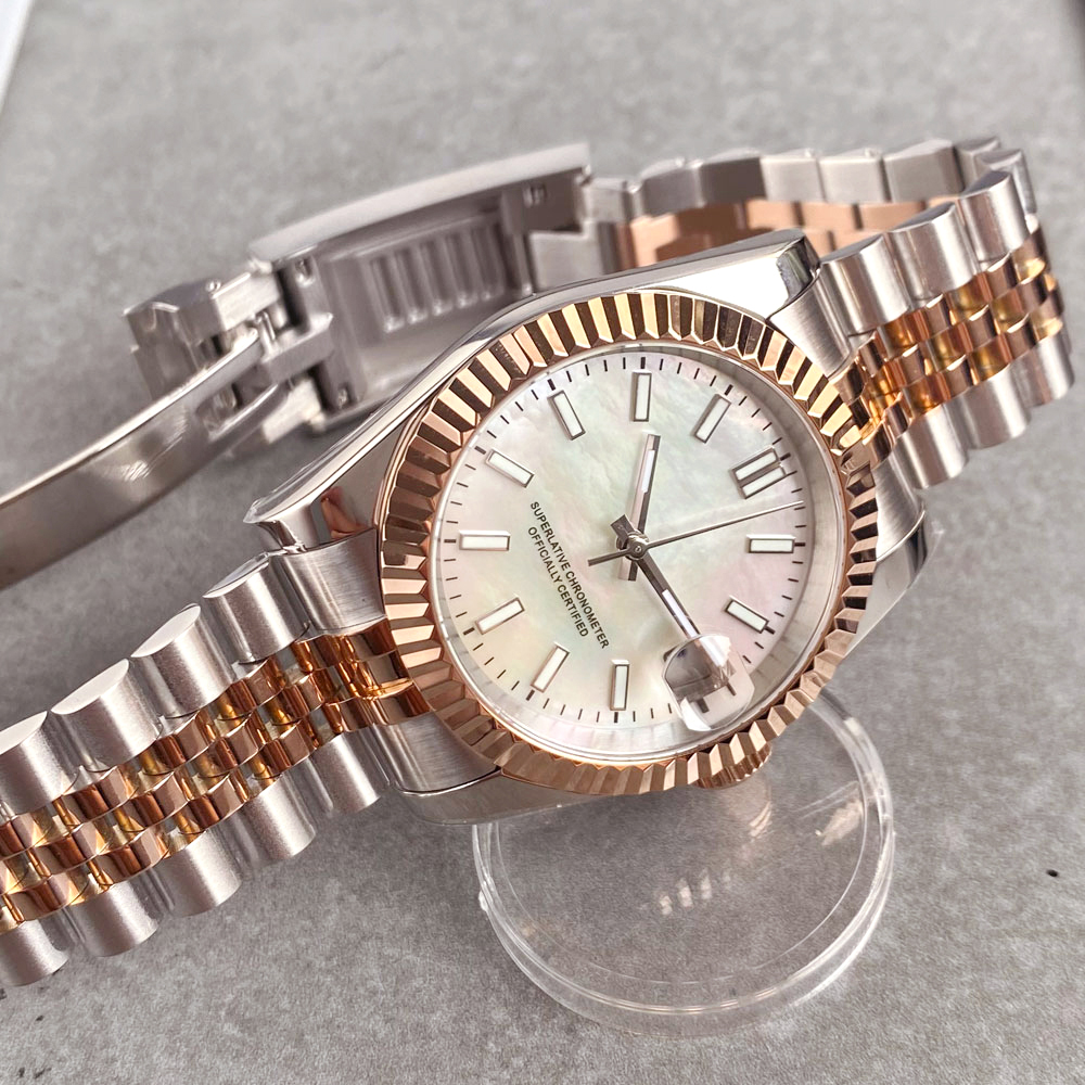 Maßgefertigte Zweifarbige Rosé – Stainless Bracelet Diver Bewertung und Preis
