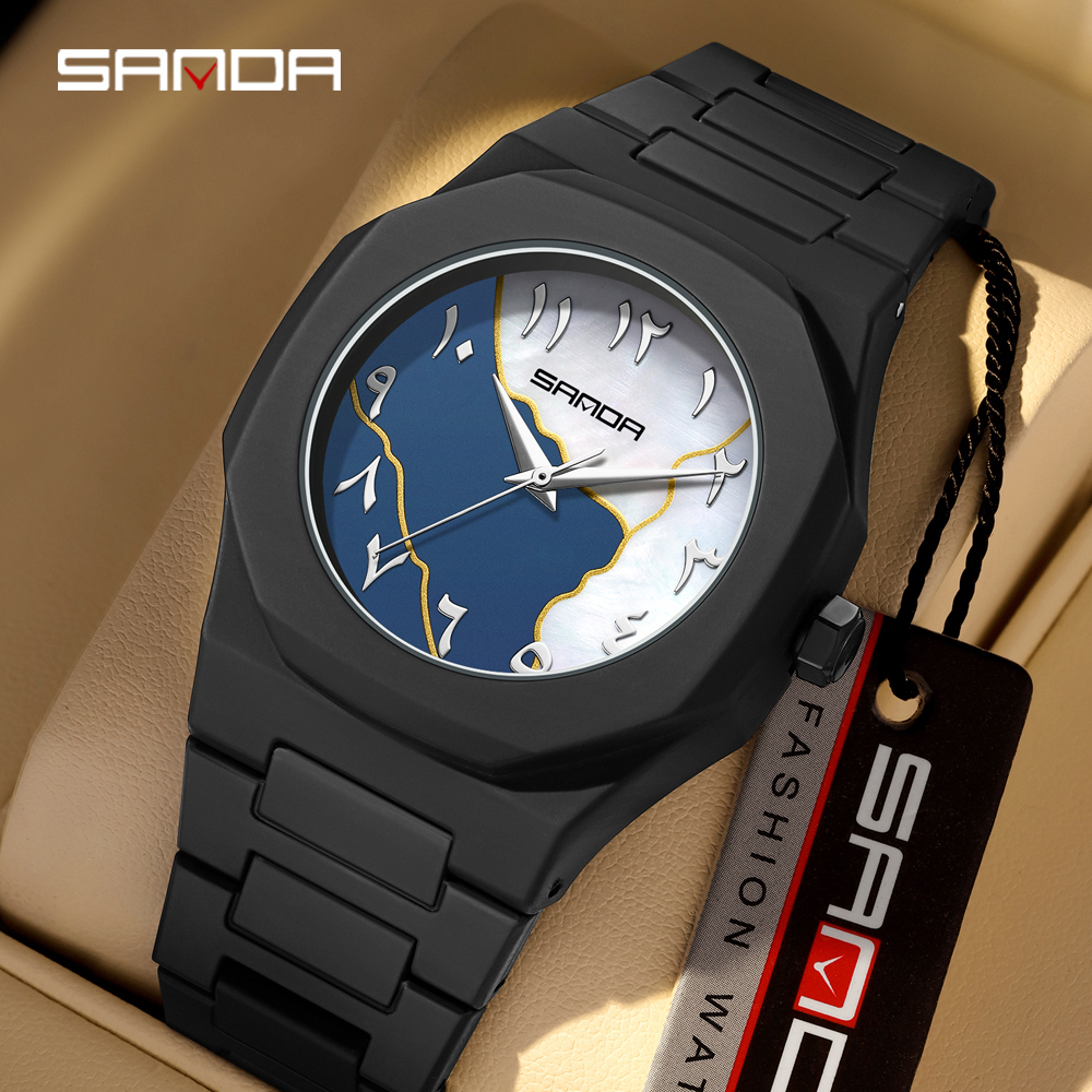 2025 SANDA Mode Quarzuhr für D – Rubber Strap Diver Bewertung und Preis