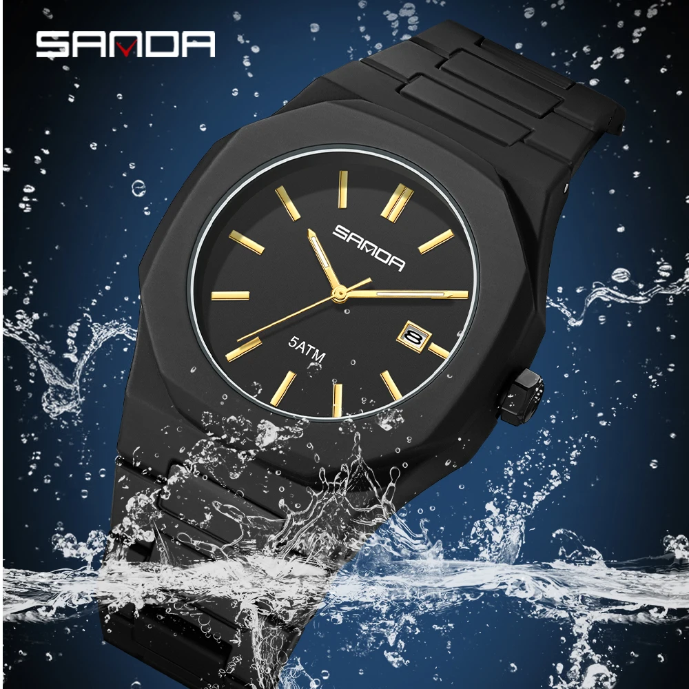 2025 SANDA Mode Quarzuhr für D – Rubber Strap Diver Bewertung und Preis