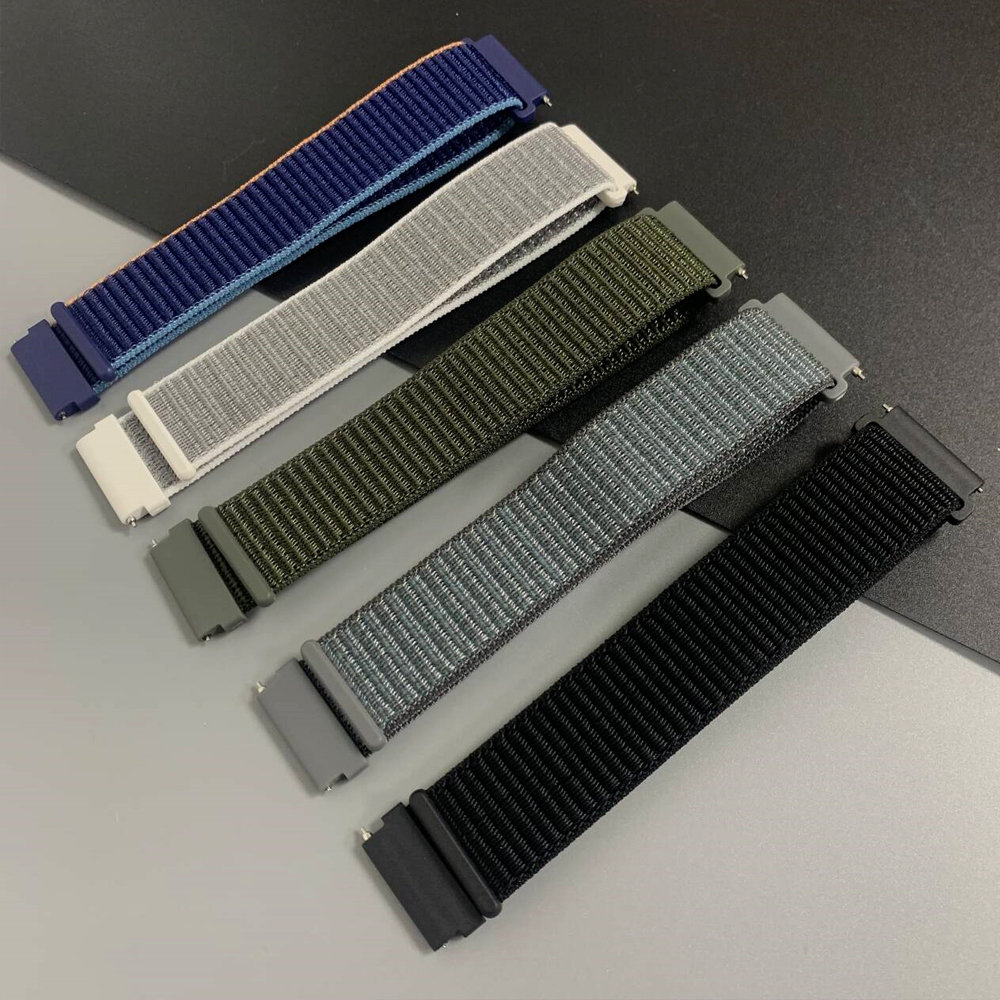 20mm 22mm Nylon-Schlaufenarmba – Sport Loop Velcro Bewertung und Preis