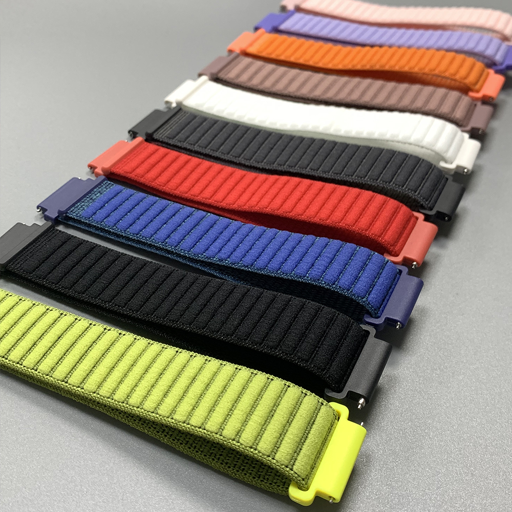 20mm 22mm Nylon-Schlaufenarmba – Sport Loop Velcro Bewertung und Preis