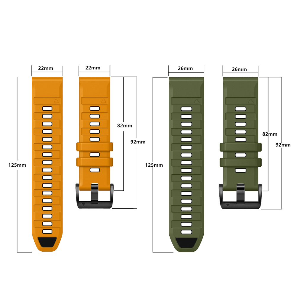 Fenix E 47 mm offizielles Quic – Silicone Watch Band 22Mm Bewertung und Preis