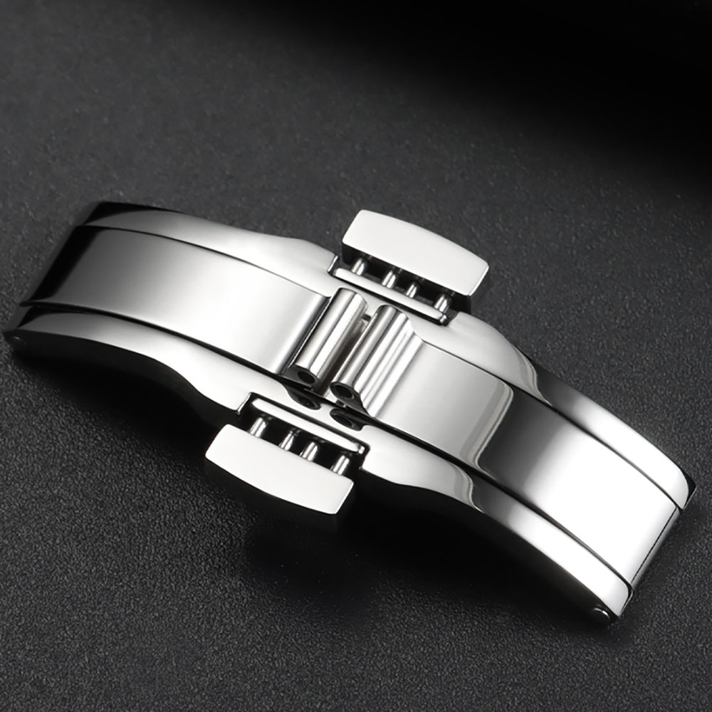 Silberner Edelstahl-Schmetterl – Butterfly Clasp Deployant Bewertung und Preis