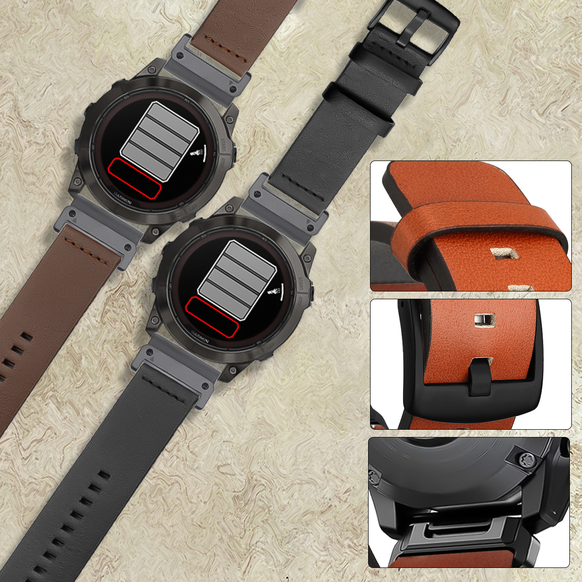26mm 22mm Quick Fit Strap Für  – Leather Strap Quick Release Bewertung und Preis