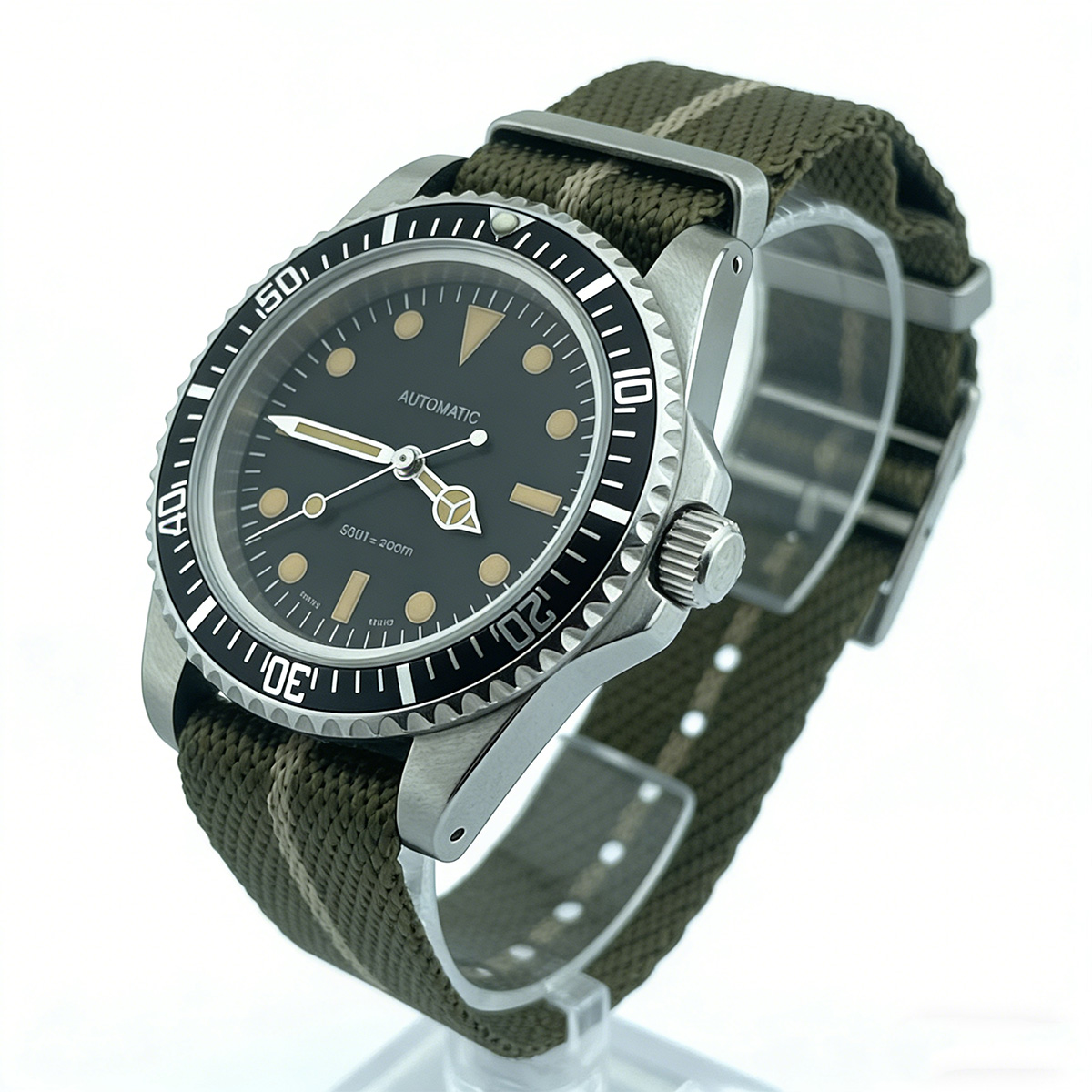 39,5 mm Diver Retro-Uhr mit Sa – Tropic Strap Vintage Bewertung und Preis