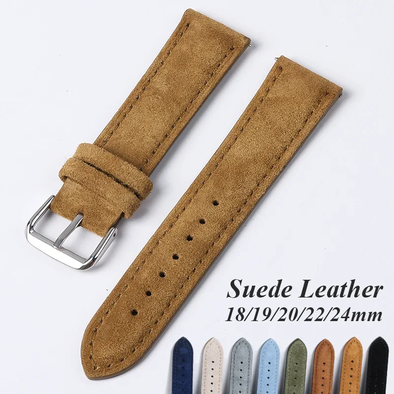 Wildleder Echtleder Armband fü – Suede Strap Watch Bewertung und Preis