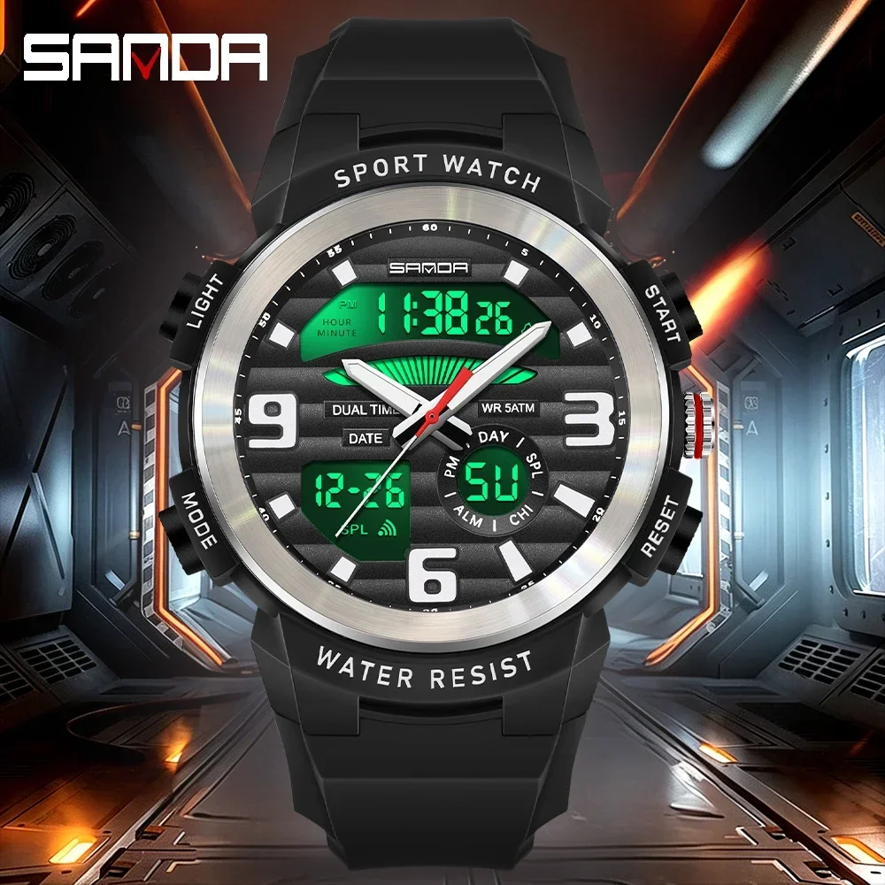 SANDA Multifunktions-Herrenuhr – Rubber Strap Diver Bewertung und Preis