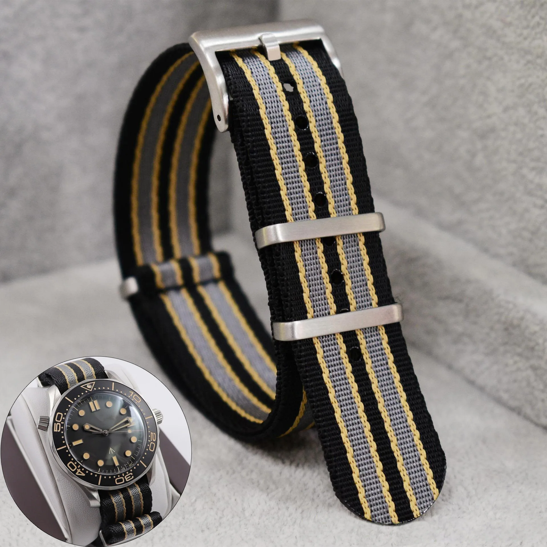 20 mm Nylon-Uhrenarmband für O – Nato Strap Nylon Bewertung und Preis