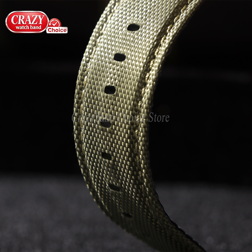 20 mm 22 mm Canvas-Leder-Geweb – Canvas Strap Watch Bewertung und Preis