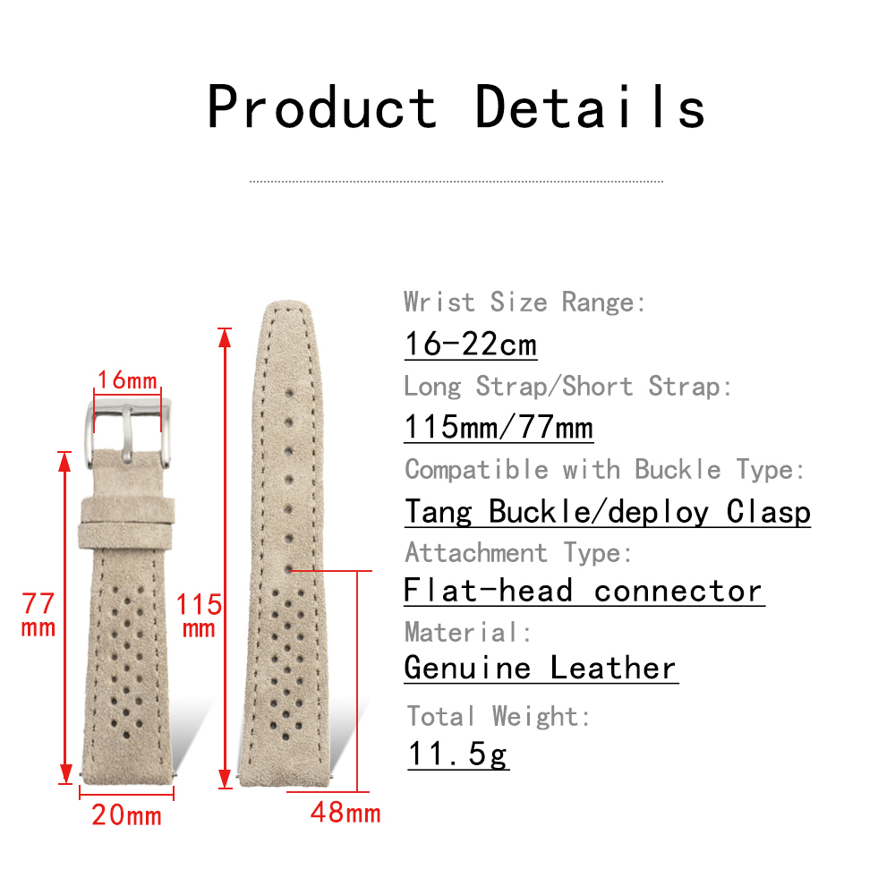 18mm 19mm 20mm 21mm Rally Raci – Suede Strap Watch Bewertung und Preis