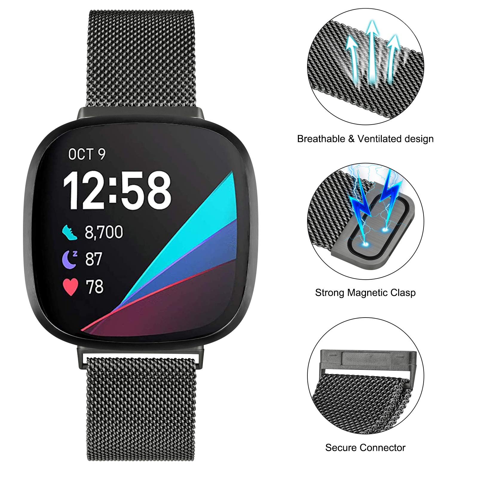 Milanese Loop-Armband für Fitb – Milanese Loop Magnetic Bewertung und Preis