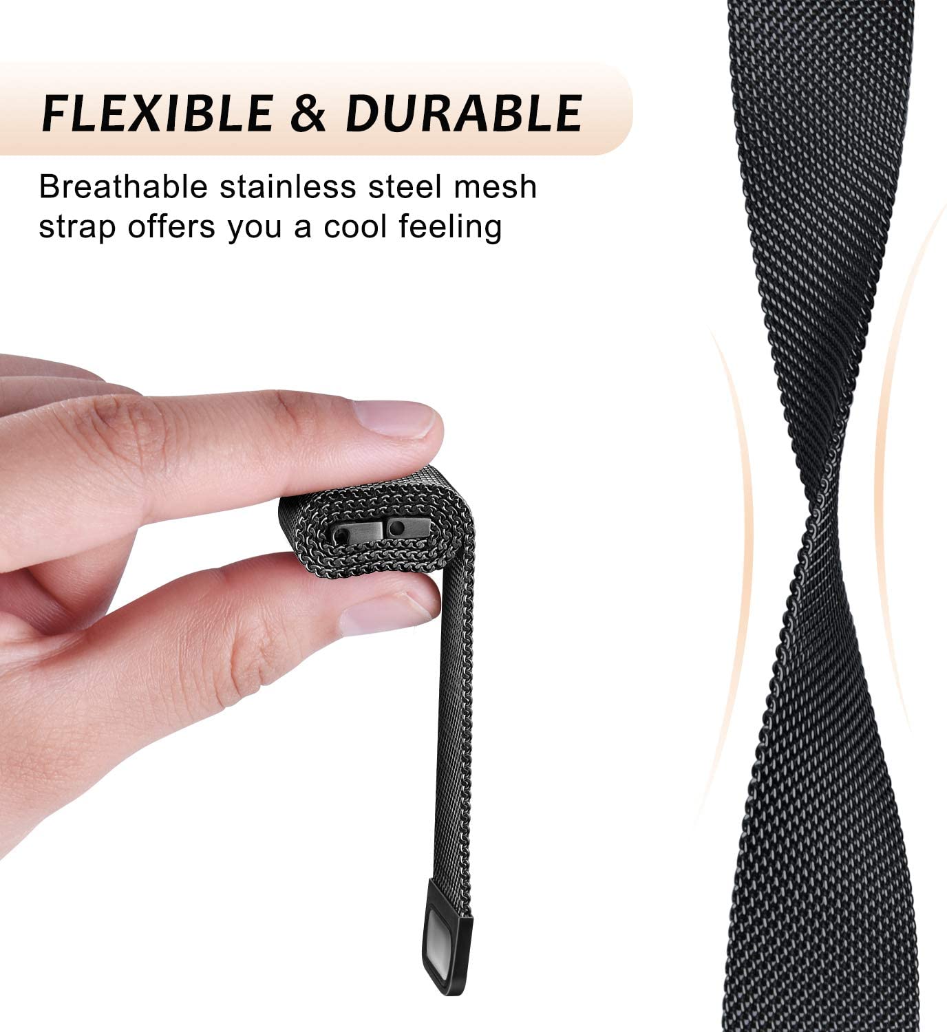 Milanese Loop-Armband für Fitb – Milanese Loop Magnetic Bewertung und Preis