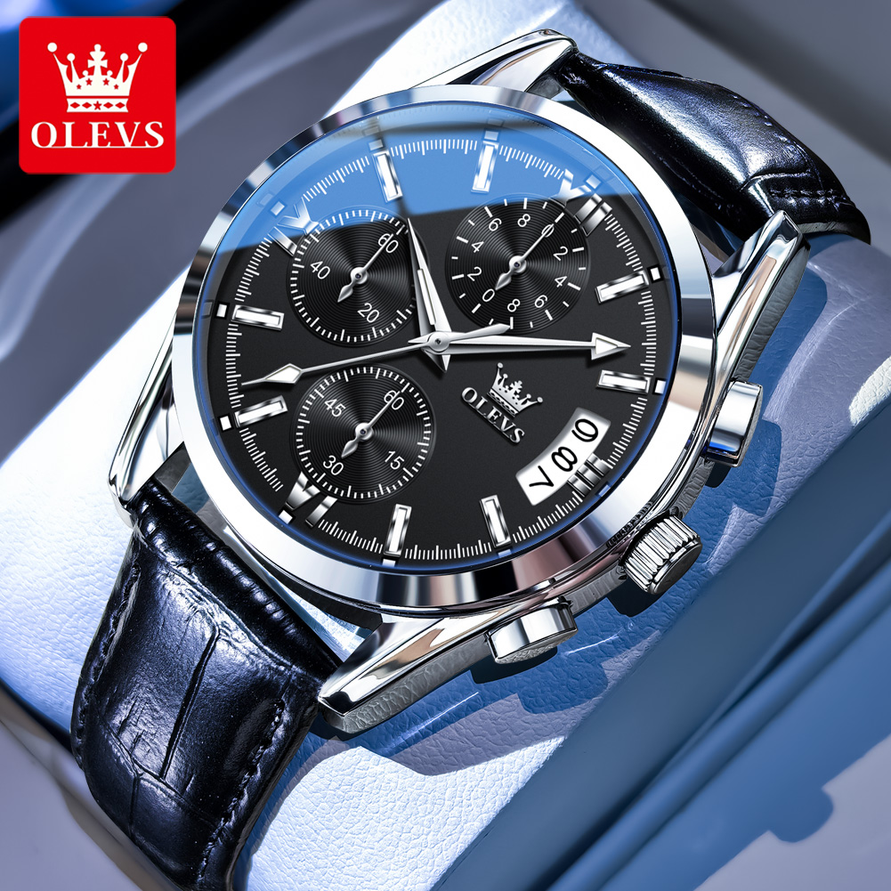 OLEVS Top Marke Luxus Männer U – Leather Watch Band Men Bewertung und Preis